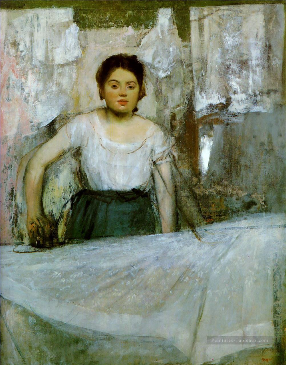 femme repassage Edgar Degas Peintures à l'huile